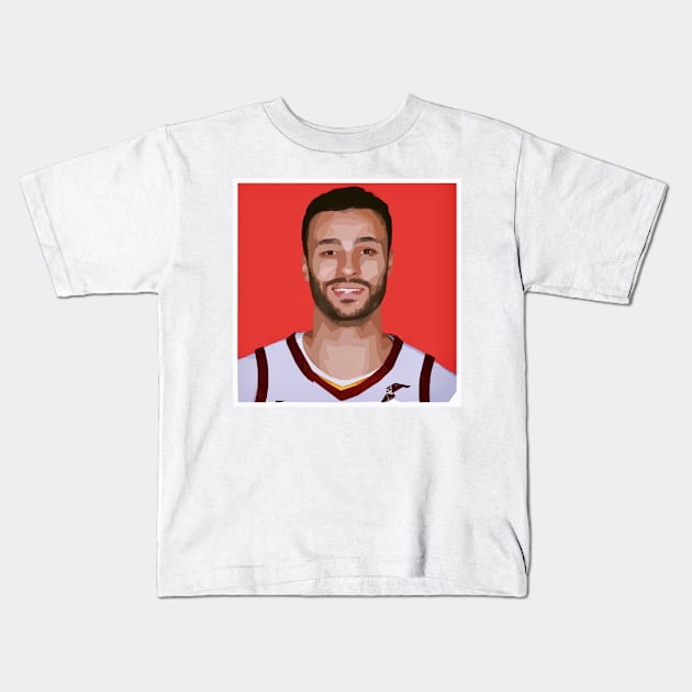 Larry Nance Jr. Kids T-Shirt by Playful Creatives